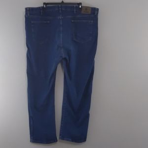 Men's Wrangler Regular Fit Premium Denim Blue Jeans Medium Wash W46XL29